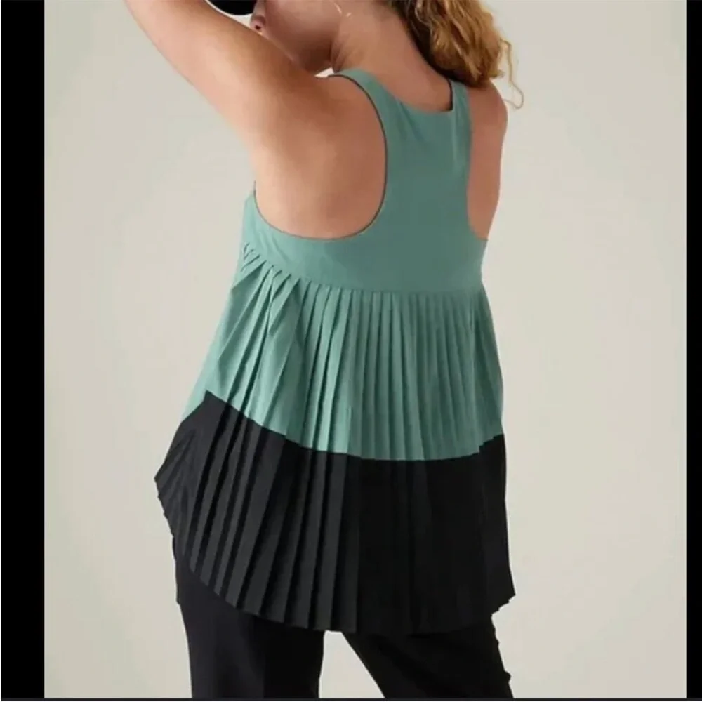 Athleta Spring Forward Pleated Tank XXS - Picture 4 of 7